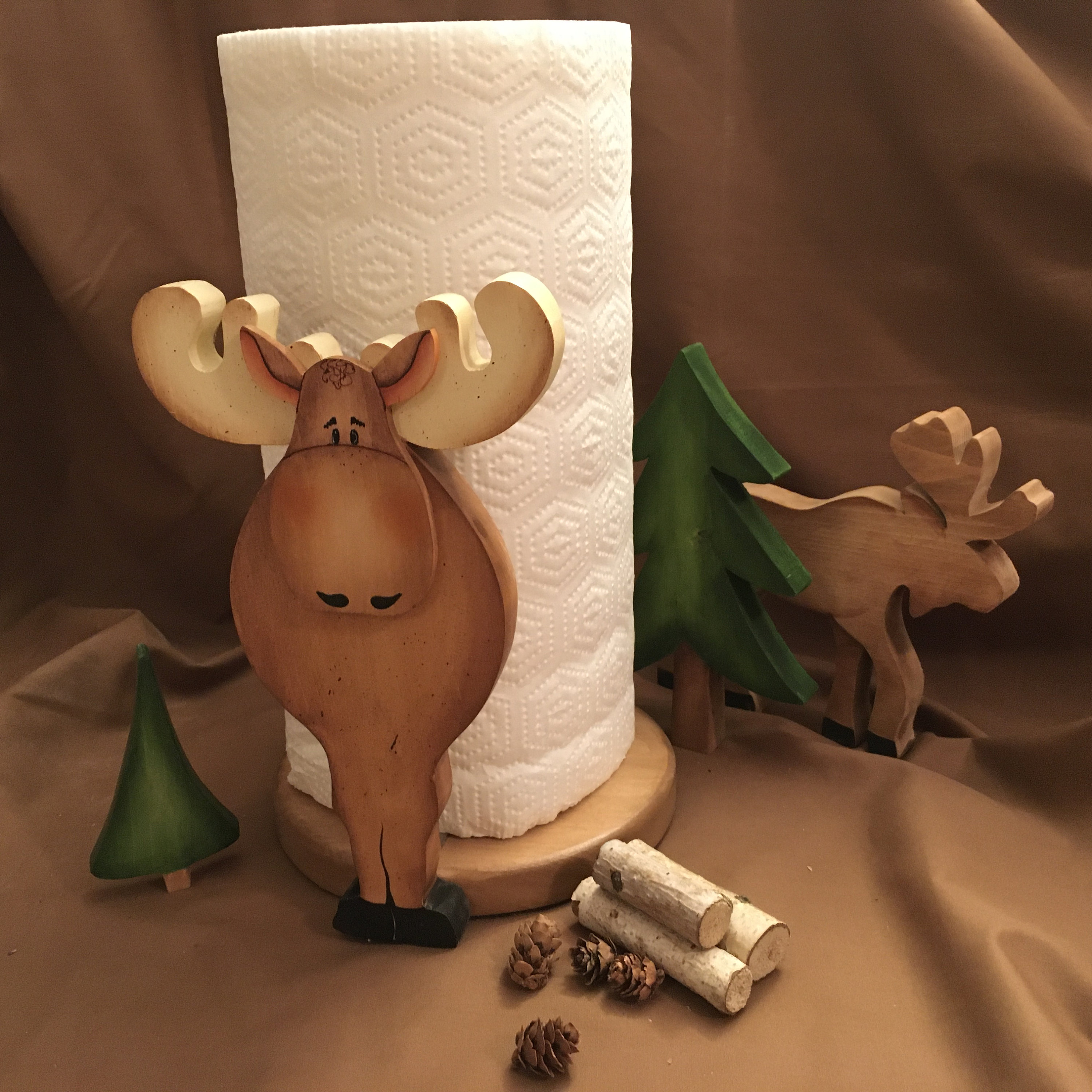 Bull Elk Paper Towel Holder