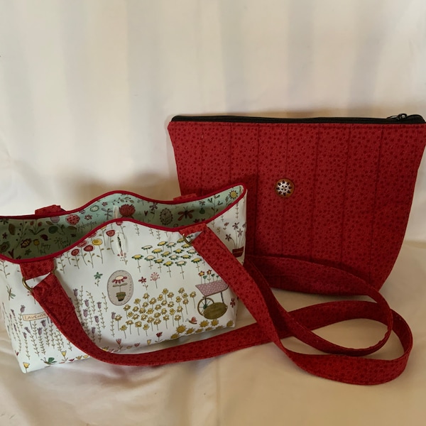 Fabric Handbags Etsy