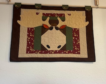 Moose wall hanging