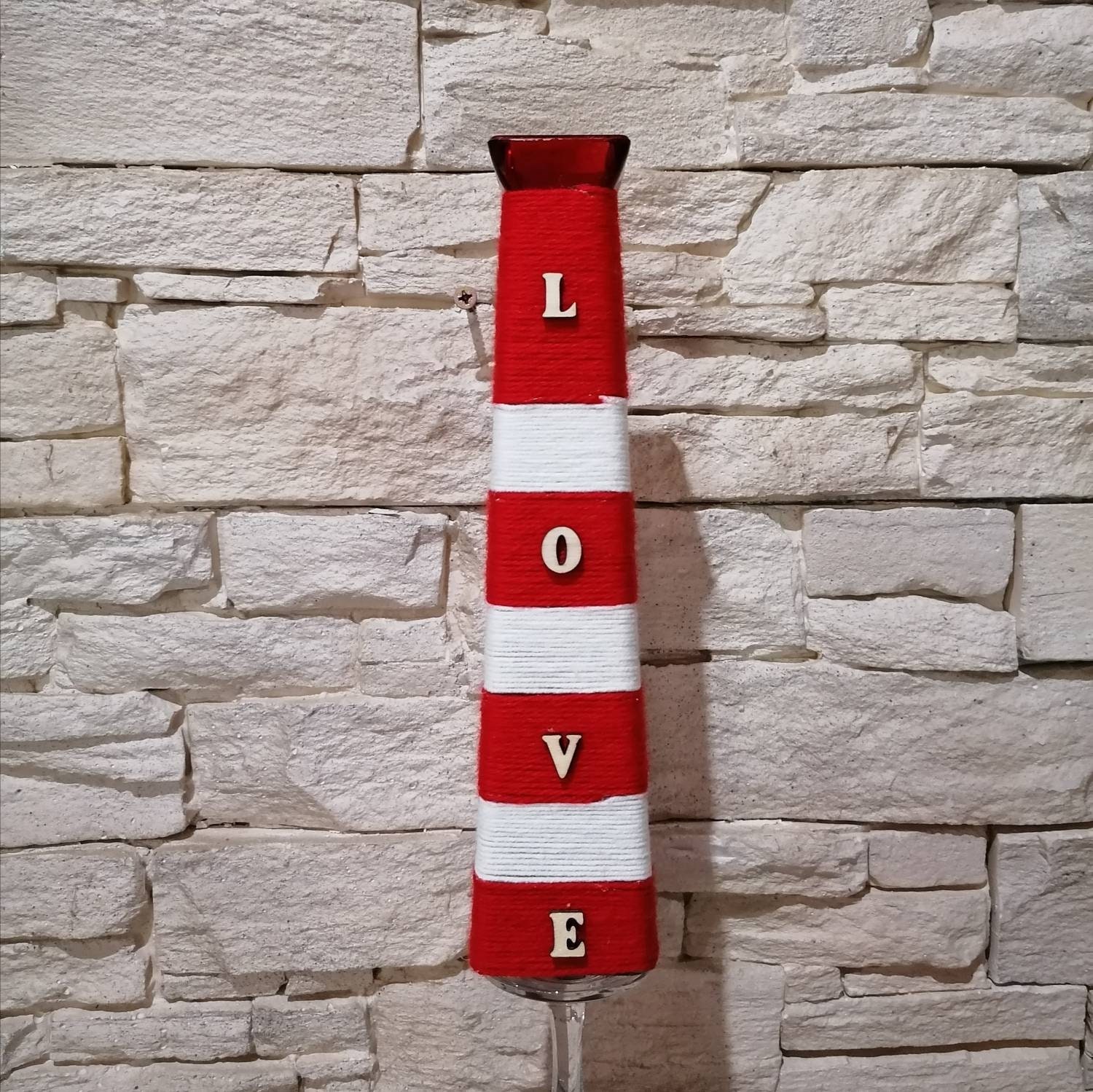 Bouteille Décoration ou Soliflore Fleurs Séchées Création Artisanale