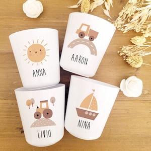 Personalized children's cup/children's plastic cup/personalized nursery cup/personalized nursery cup/personalized children's glass