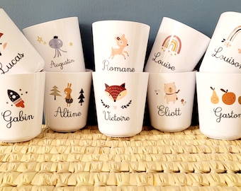 Personalized child's cup/personalized child's glass/personalized plastic cup/nursery cup/child's first name cup/first name glass