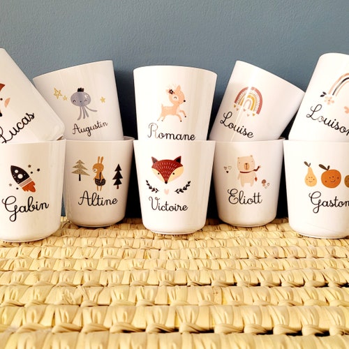 Personalized children's cup/personalized children's glass/personalized plastic cup/nursery cup/child's first name cup/first name glass