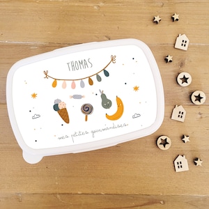 Boite à goûter personnalisable/boite à goûter prénom/boite à goûter enfant/boite à goûter personnalisé/boite à gouter/boite à lunch