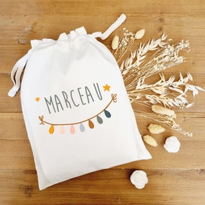 Pochon rangement enfant/pochon enfant personnalisé/sac de rangement personnalisé/sac enfant personnalisé/sac rechange enfant/Marceau