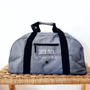 Sac de voyage super papa/sac de voyage personnalisé/sac de sport super papa/sac personnalisé papa/sac fête des pères/cadeau fête des papas
