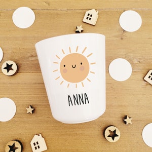 Personalized children's cup/children's plastic cup/personalized nursery cup/personalized nursery cup/personalized children's glass image 5
