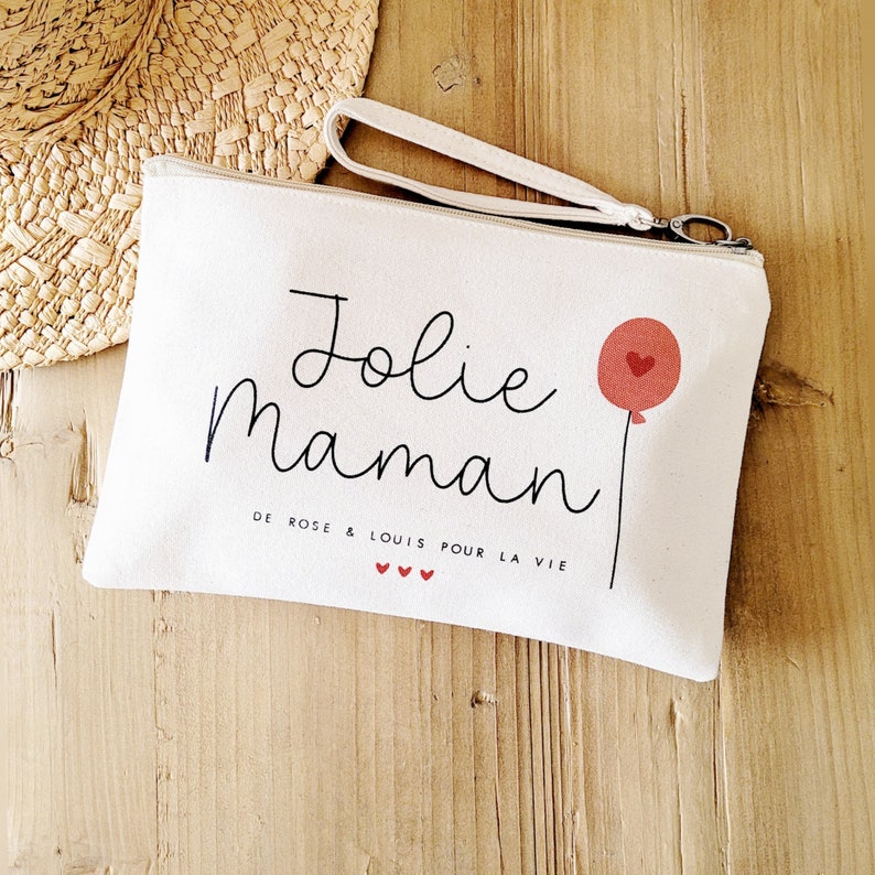 Trousse jolie maman Ballon - Créatrice ETSY : SweetChicAccessoires