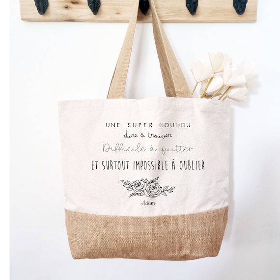 Cabas Jute Sac Cabas Noel Grand Sac Jute Sac En Toile A