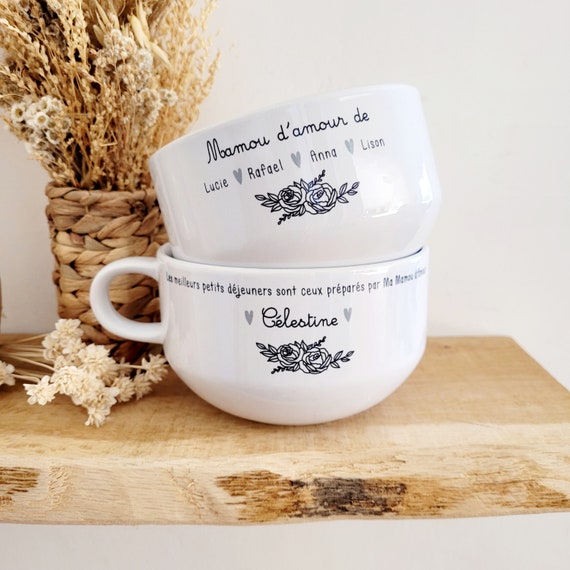Bol Personnalisé Pour Les 60 Ans - Cadeau Anniversaire Unique Pour Femme Avec Prénom