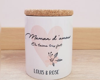 Ceramic Pot Candle Large Rainbow Terracotta Happy Mother S Etsy Ireland