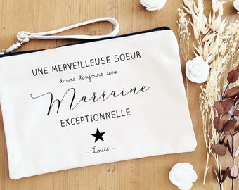 Trousse cadeau marraine/trousse demande marraine/Cadeau marraine/trousse annonce marraine/cadeau demande marraine/marraine soeur formidable