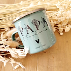 Dad metal mug/vintage Father's Day mug/personalized Dad mug/Father's Day gift/Dad's Day gift/Dad metal cup/Father's Day