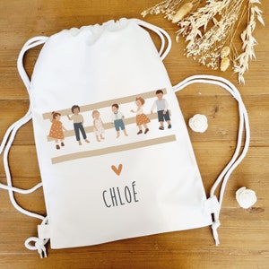 Sac à dos enfant/sac à dos maternelle/sac à dos crèche/sac maternelle personnalisée/sac crèche personnalisé/sac enfant prénom/sac enfant