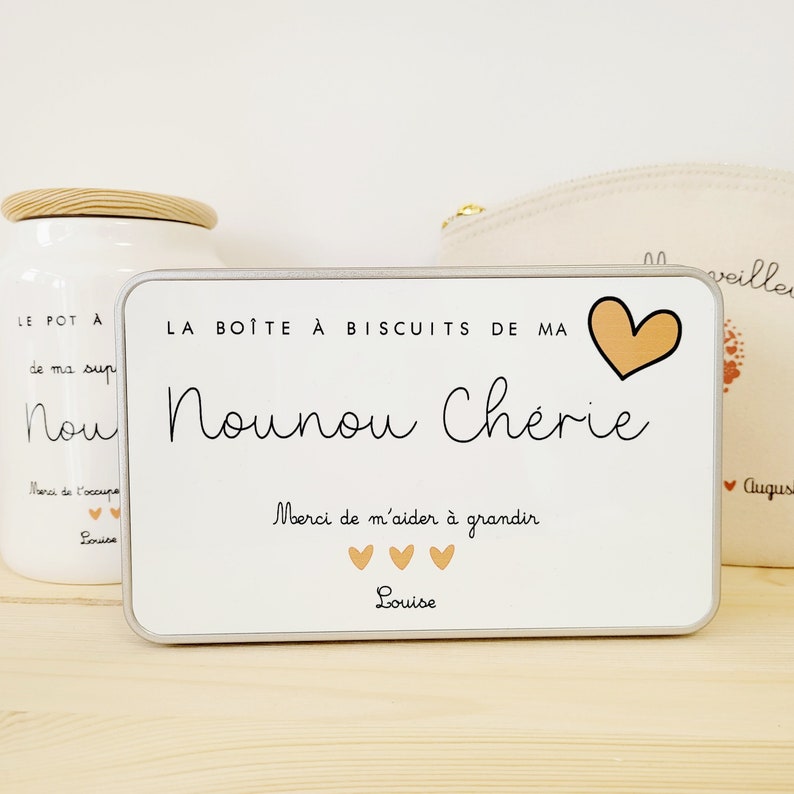 Cadeau nounou personnalisé - Créatrice ETSY : SweetChicAccessoires