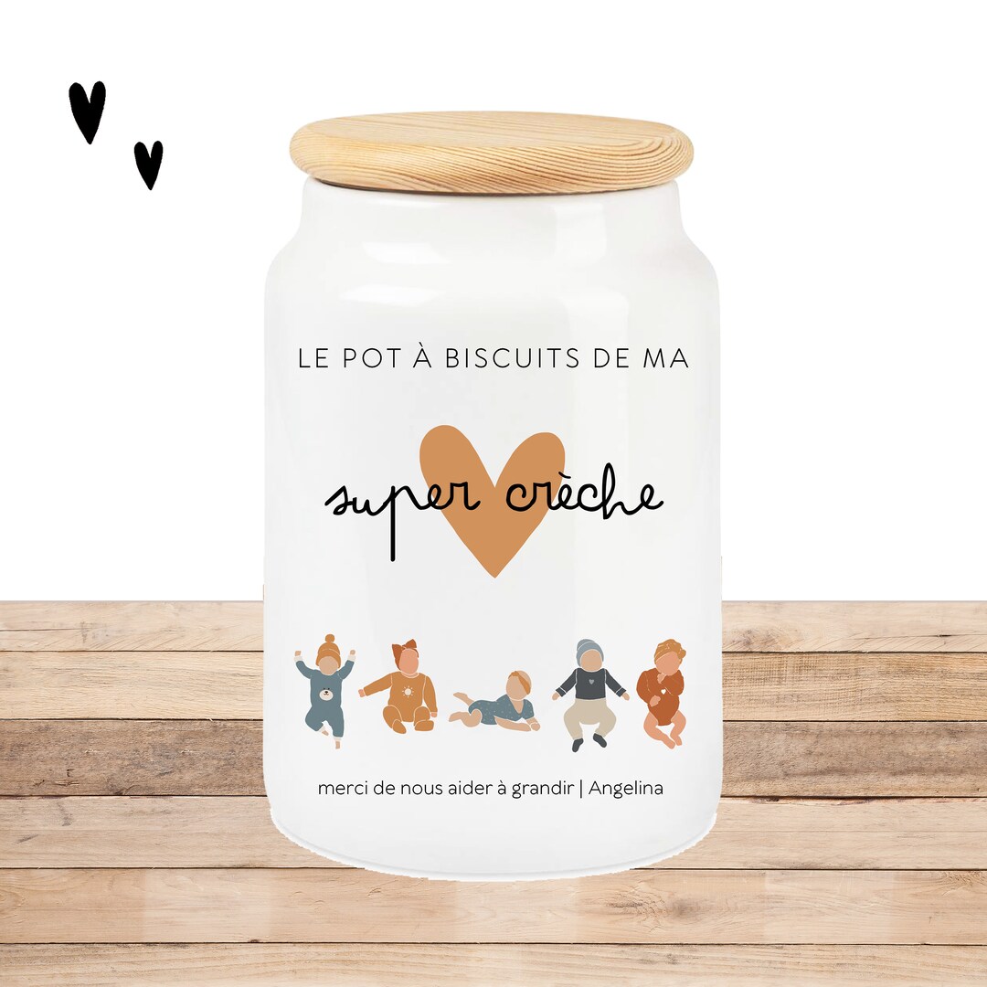 Pot à biscuits Crèche/Cadeau fin d