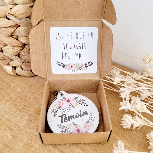 Annonce témoin mariage/demande témoin mariage/cadeau temoin mariage/porte clé super témoin/ badge super témoin/annonce témoin/témoin mariage