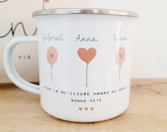 Mug vintage Ballon/mug personnalisé jolie mman /mug  bonne fête maman /mug  fêtes des mères/mug vintage maman/ tasse fête des maman/maman