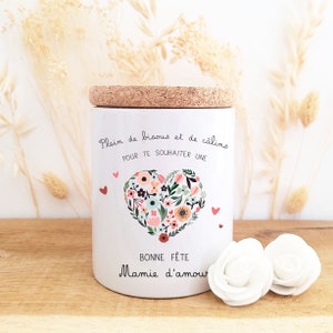 Ceramic pot personalized grandma candle/customizable grandma candle/grandmother's day candle/grandma candle/grandma gift/grandmother's day