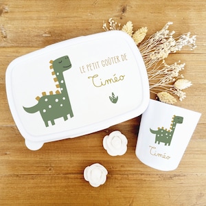 Boite à gouter et gobelet personnalisé enfant /boite à gouter école /gobelet enfant personnalisé/gobelet maternelle/boite à gouter prénom
