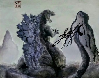 Purple Shin Goji japanese style painting