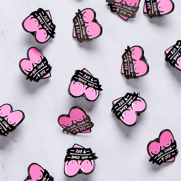 Girl Gang Soft Enamel Pin