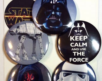 Star Wars Siths Fridge Magnet set. Siths badges. Star Wars badges, knoppen