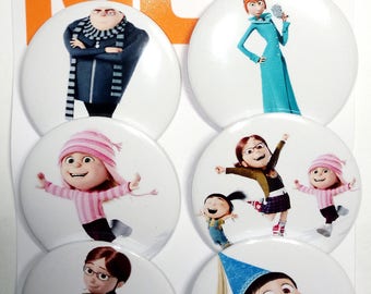 Verachtelijke me pins, koelkast magneten, Despicable me badges, Despicable Me pinback knoppen