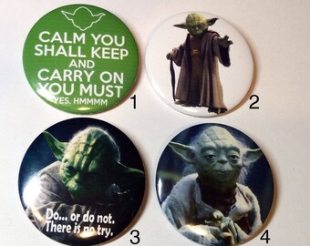 Star Wars Yoda pinnen set, Star Wars badges, Yoda pinnen, knoppen