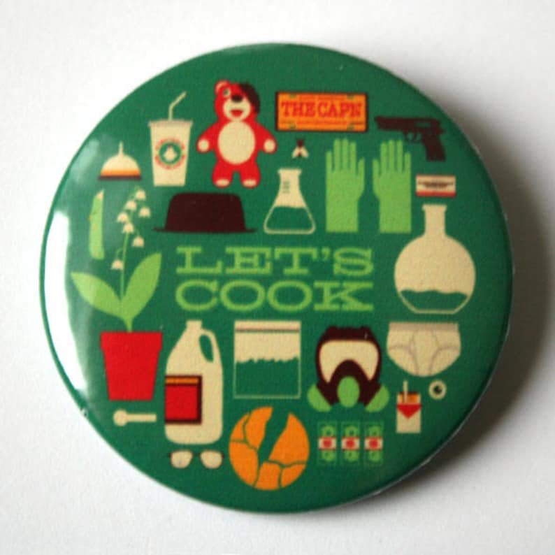 Breaking Bad Heisenberg Fridge Badges Etsy