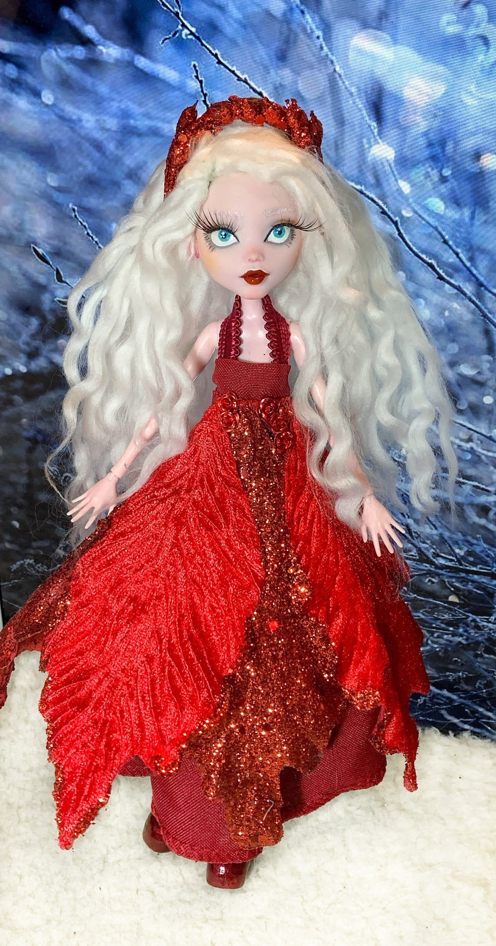 Monster High Doll Red Princess Custom Monster High Etsy