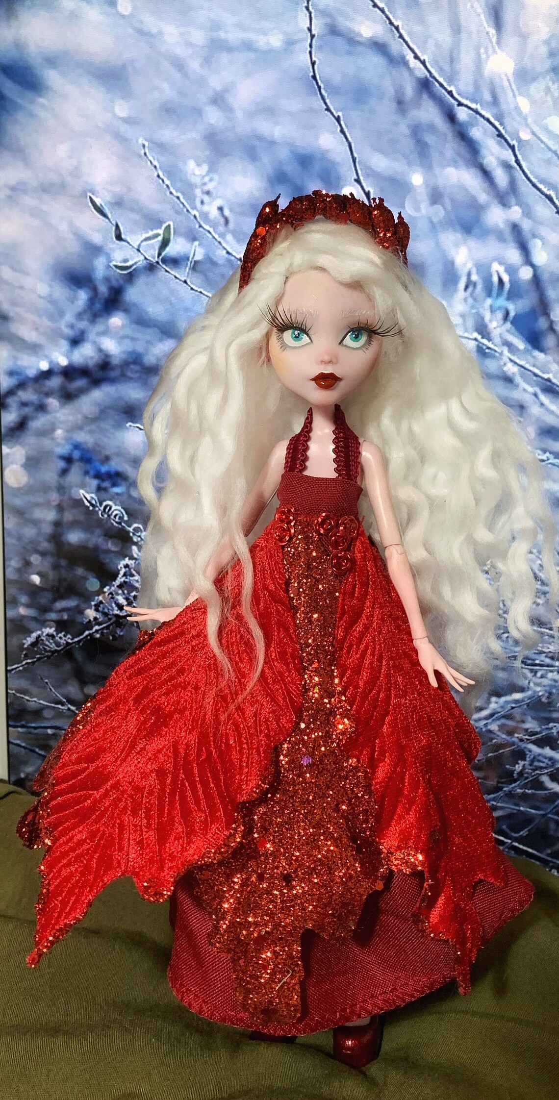 Monster High Doll Red Princess Custom Monster High Etsy