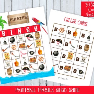 Piraten Bingo, Schatkaart Bingo, Kapitein Bingo, Piraten Spellen, Piraten Bingokaarten, Piraten Bingo Games, Piratenpartij Bingo, Piratenverjaardag