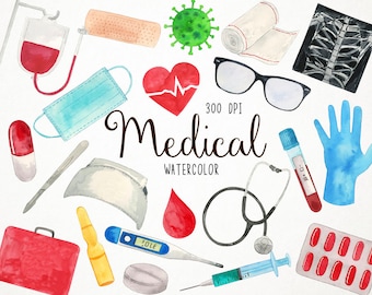 nurse clipart, medical clipart, doctor clipart, nurse clip art, nurse watercolor clipart, medical clip art hospital clipart medicine clipart