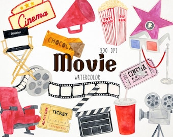 Kino Clipart Etsy