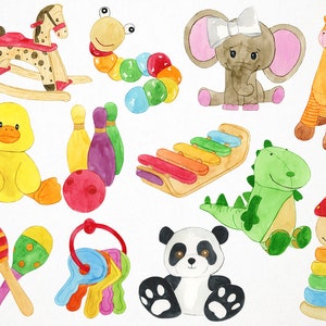 Puede incluir: Una colecci&oacute;n de juguetes de peluche coloridos para beb&eacute;s y ni&ntilde;os peque&ntilde;os, que incluye un caballo de balanc&iacute;n, una oruga, una jirafa, un pato, un panda, un dinosaurio, un xil&oacute;fono, bolos, un juguete apilable y un sonajero.