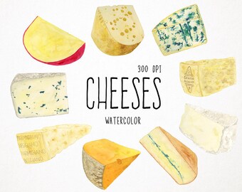 cheese clipart, food clipart, watercolor clipart cheese, cheese clip art, watercolor food clipart, food watercolor clipart cheese watercolor