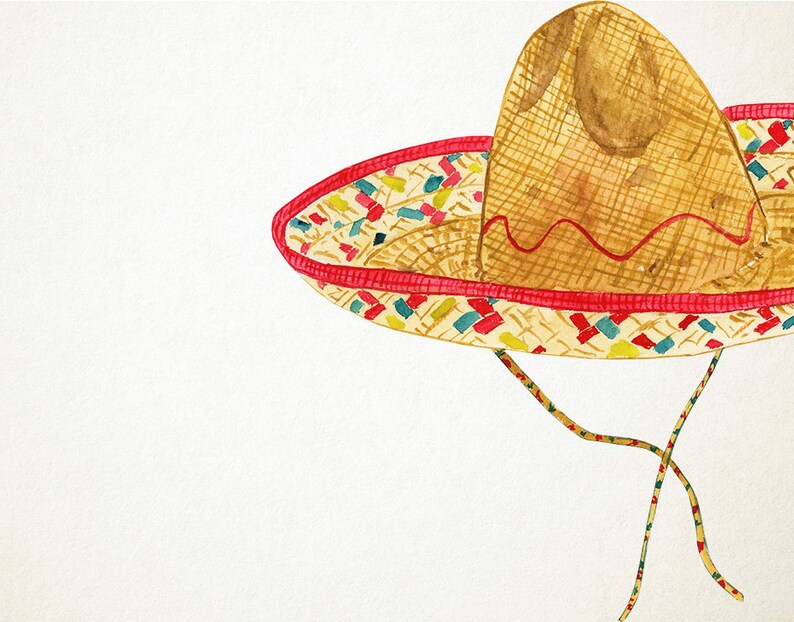 Op de afbeelding: Een bruine en beige geweven sombrero met een rode rand en kleurrijke accenten. De hoed is gemaakt van stro en heeft een brede rand.