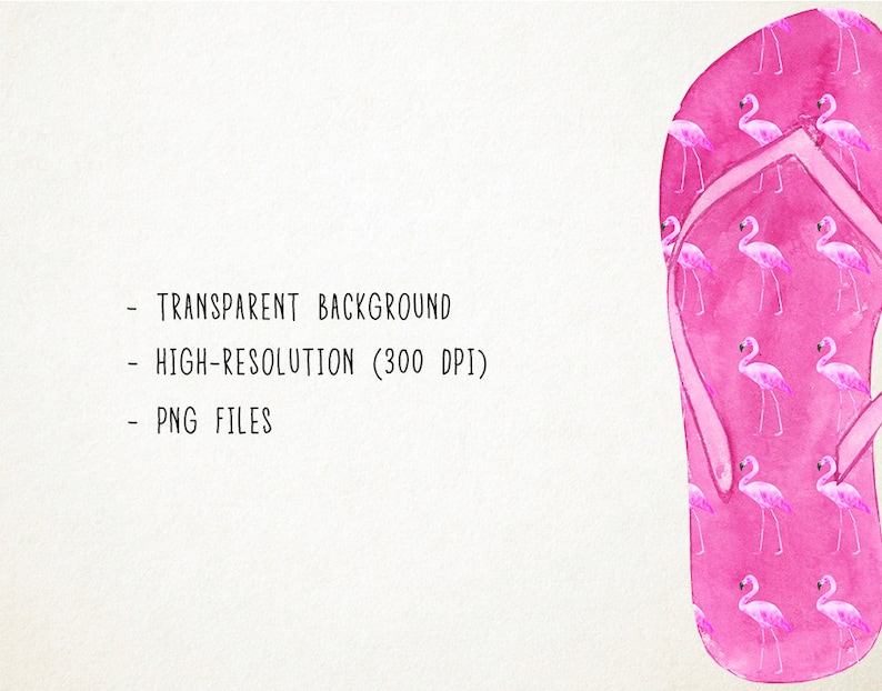 Op de afbeelding: Roze slippers met een flamingo print.
