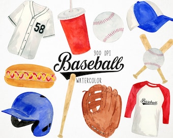 baseball clipart, baseball clip art, baseball bat clipart, watercolor baseball clipart, clipart baseball, baseball bat clip art, sports