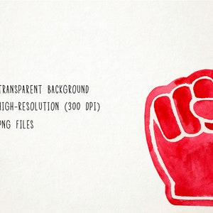 Pode incluir: Uma ilustra&ccedil;&atilde;o de aquarela vermelha de um dedo indicador levantado em uma m&atilde;o de espuma. A m&atilde;o &eacute; delineada em branco.