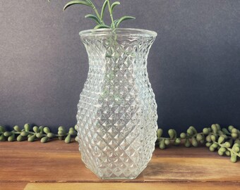 Glass Pineapple Vase