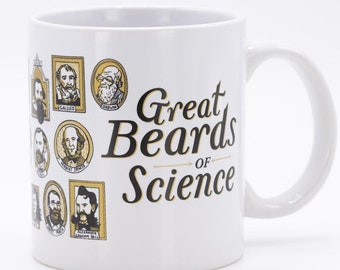 Great Beards Of Science Giant Coffee Mug