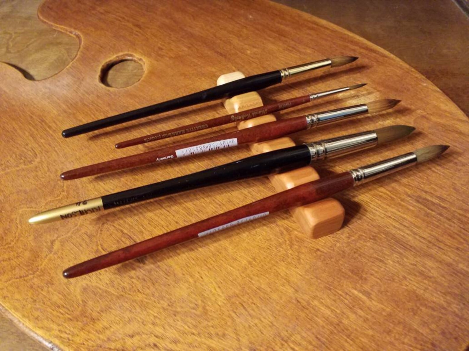 Brush rest Paint brush rest/Calligraphy pen rest / Fountain Etsy