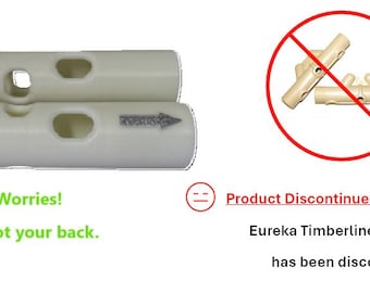 Replacement Junction Tube part for vintage Eureka Timberline tent - Package of 2