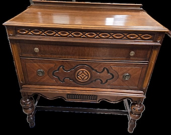 Hand carved, Restored, Antique, Solid Wood, Buffet