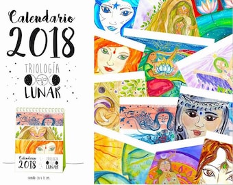 Illustrated calendar 2018
