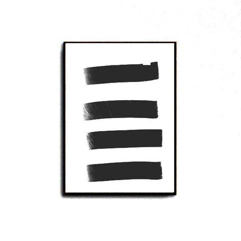 Set of 4 Prints, 4 Black and White Prints, Print Sets, Modern Art