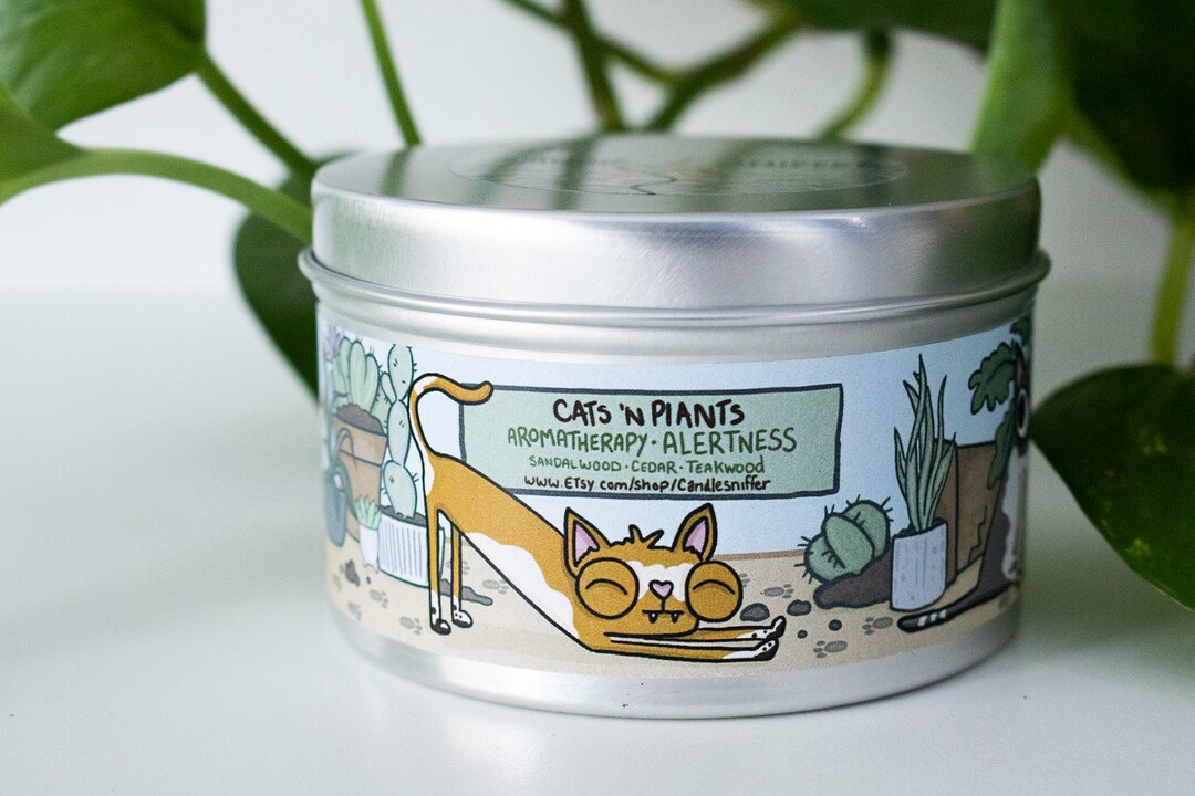 Cats and Plants/ Sandalwood/ Attention / Plants / Cats / Aromatherapy