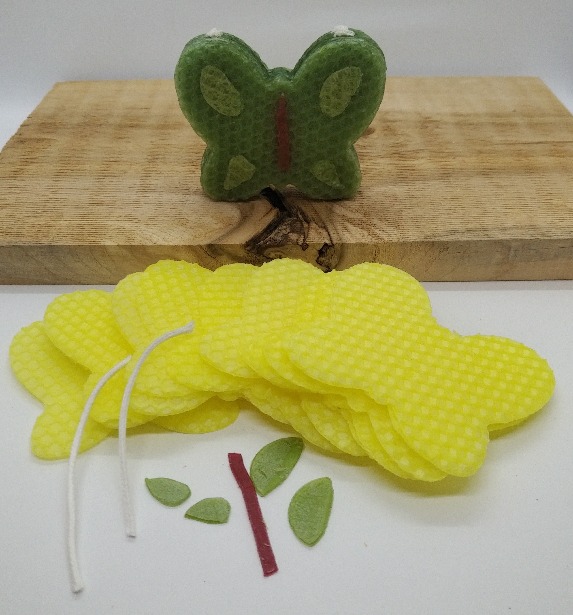 Vela de mariposa diy beeswax Etsy